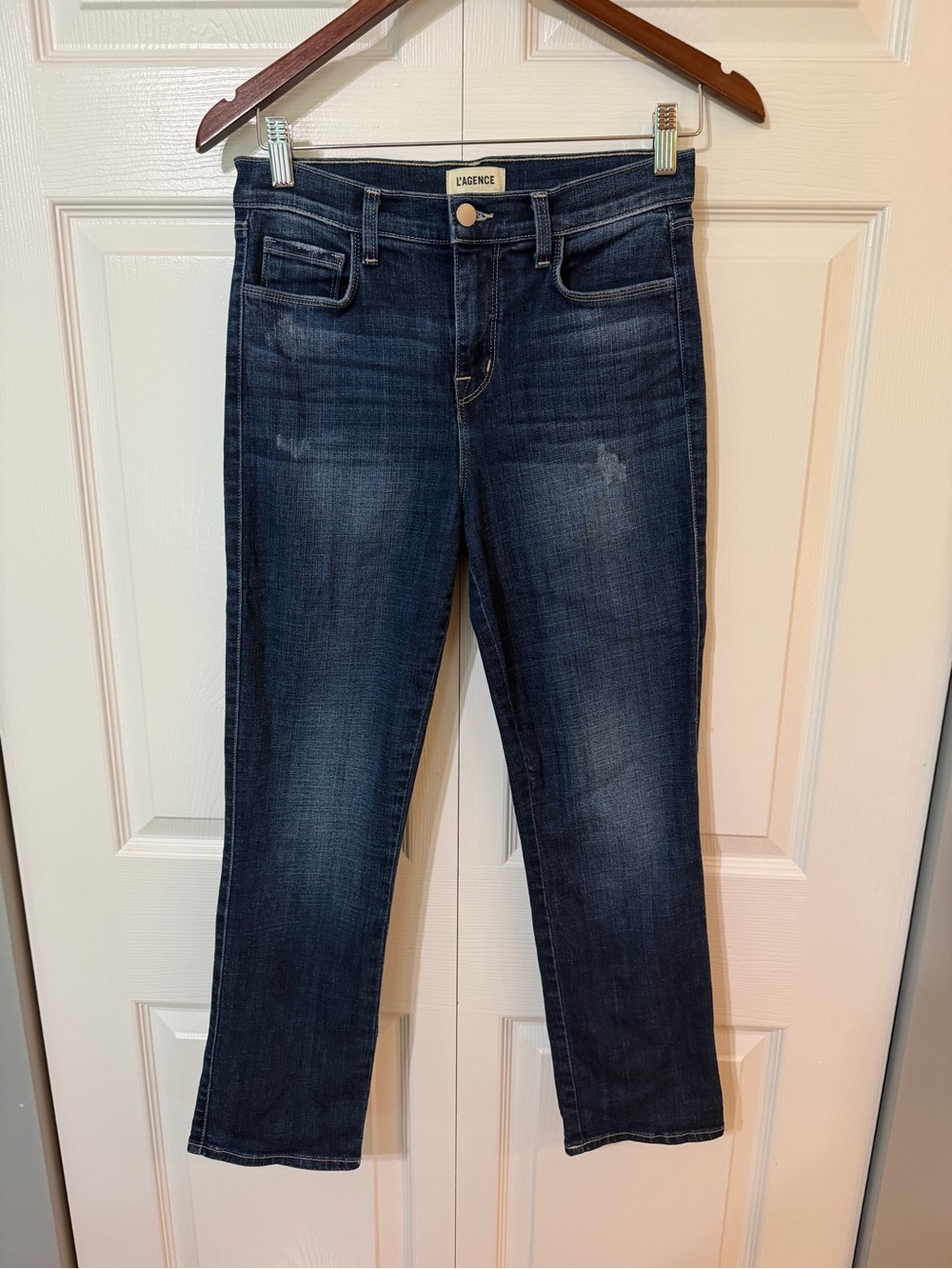 L'AGENCE Women's Indigo Straight-Leg Jeans